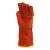 Gant anti-chaleur crte vachette rouge doublé molleton (la paire/paquet de 12) BGT