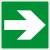 Signalisation Panneau Fleche evacuation 200x200 mm Taliaplast