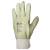 Gants fleur vachette hydrofuge vert clair, protège artère T9