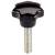 Element standard Volant étoile à goujon fileté, DIN 6336, plastique, Ø 50 x M 10 x 30, forme L Halder