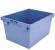 Manutention bac multi-usages 800x600X423mm 158L PP bleu parois plein sans couvercle