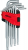 Outillage a main Jeu de 10 cles males TORX® perce longues, TB8 à TB50 KS TOOLS