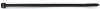 Visserie Fixation Collier de serrage noir simple verrouillage 7.6 x 370 (Le cent/Boite 100) INDEX