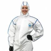 Produit d'hygiène Combinaison Cool suit Type 5/6 taille LGE avec panneaux dorsal respirant Lakeland