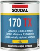 Colle et Etanchéité 170TX Colle néoprène Gel pot 750ml Soudal