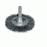 Finition brosse circulaire ondule SRBWBM  tige 6 Ø50x7x10 fil acier 0.30 Rhodius