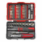Outillage a main Coffret de douilles et accessoires 1/4 KS TOOLS