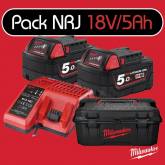 Perceuse Kit pack M18 FUELUP502W 18V 5Ah (2 batteries+1 chargeur) Milwaukee