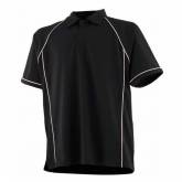 Signalisation Polo rspirant 100% polyester taille xl black/white BGT