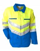 Veste Blouson ALERTE EN471 classe 2 fluo bleu/jaune LMA