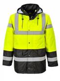 Veste Parka 4 en 1 EN 471 jaune/marine Polyester 300D enduit PU Taille XXL Coverguard