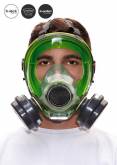 Voie respiratoire Masque complet BLS 5600  classe 2 caoutchouc synthétique visière anti rayures anti buée