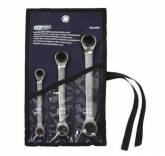 Outillage a main Jeu de 3 cles polygonales a cliquet reversible 4 en 1 KS TOOLS