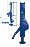 Machine Outil Cric a fut montant 3000kg course 350mm BGT