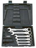 Outillage a main Jeu de cle mixte a cliquet inclinable verrouillable 8 a 19mm KS TOOLS