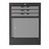 Mobilier Bloc 3 tiroirs 1 porte H954 x L676 x P500 mm KS TOOLS