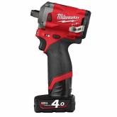 Perforateur Boulonneuse choc G1/2 compacte fuel 12v 339Nm M12 FIWF12-0 (sans batterie ni chargeur) Milwaukee