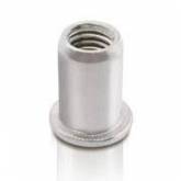 Visserie Fixation Insert alu M6 FTT/C tete cylindrique pour tole de 0.5-2.3mm par 200 Far