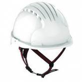 Anti-chute Casque Dualswitch Blanc Norme EN397 et EN12492 avec Harnais de tete JSP