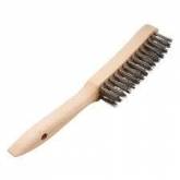 Finition Brosse metallique inox 2 rangs EHBW fil 0.3 Rhodius