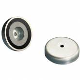 Divers Aimant ceramique avec enveloppe acier perce dia.55 mm Force 15 kg
