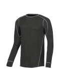 Veste Tee-shirt ALPIN manche longue thermique black carbon U-POWER