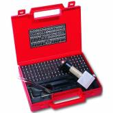 Outillage a main Coffret de 100 caracteres a frapper et porte caracteres 3mm de A-Z et 0-9 BGT