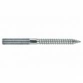 Visserie Fixation TIGE DOUBLE FILETAGE ZINGUÉE FILETAGE M8 Ø MM L 110 MM (le cent/boite de 100)