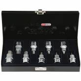 Outillage a main Coffret de 9 douilles courtes tournevis 6 pans 1/2'' du 4 à 17 mm KS TOOLS