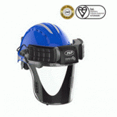 Voie respiratoire Powercap® Infinity® avec casque bleu prise internationale JSP