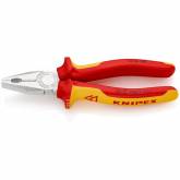 Outillage a main Pince universelle 180mm avec tranchant isolée 1000V Knipex