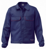 Veste BLOUSON EN COTON IGNIFUGÉ BLEU Trafimet