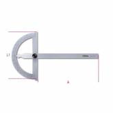 Metrologie Rapporteur d'angles simple INOX 1676 150mm BETA TOOLS