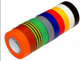 Visserie Fixation Lot de 10 rubans PVC Multi couleur 15 mm x 10 m