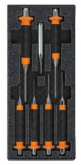 Outillage a main Plateau thermoforme rigide chasse goupilles gaines 7 pieces T239 BETA TOOLS