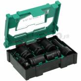 Outillage a main Jeu douilles a choc 1/2 de 13 a 24mm Hikoki