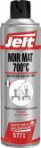 Peinture Noir Mat haute temperature 700°C Jelt