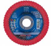 Abrasif Disque a lamelle courbe ceramique POLIFAN SGP CO SGP CURVE STEELOX diam 125 GR 60 Pferd