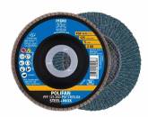 Abrasif Disque a lamelle plat 125 GR60 ZIRCO POLIFAN PFF 125 Z60 PSF STEELOX Pferd