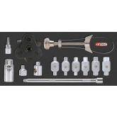 Outillage a main Module special vidange auto, 13 pcs. KS TOOLS