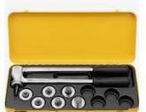 Outillage a main Coffret emboiture Ex-Press Cu Set 3/8+1/2+5/8+3/4+7/8+1.1/8'' Rems
