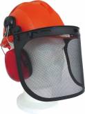 Anti-bruit Kit forestier - Casque (EN 397) Casque anti bruit (EN 352-3) Visière (EN 2731)