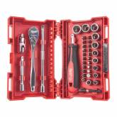 Outillage a main Coffret cliquet douilles et embouts 1/4 38 pieces Milwaukee