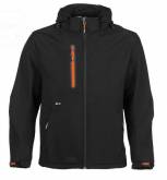 Veste Softshell Trystan 300gr 100% polyestere noir