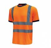 Veste Tee-shirt HV - GLITTER Orange Fluo  (lot de 3)