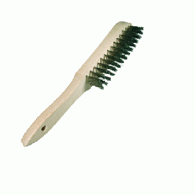 Finition Brosse manuelle inox 4 rangs EHBW fil 0.3 Rhodius