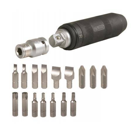 Outillage a main Coffret de tournevis à frapper avec embouts (18 pieces) KS TOOLS