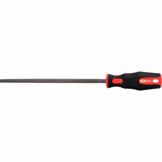 Outillage a main Lime ronde demi-douce emmanchée, L.300 mm Ø13.5 KS TOOLS
