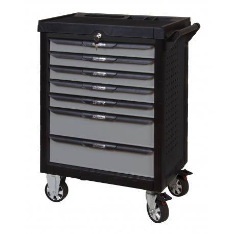 Mobilier Servante ultimale gris/noir 7 tiroirs KS TOOLS