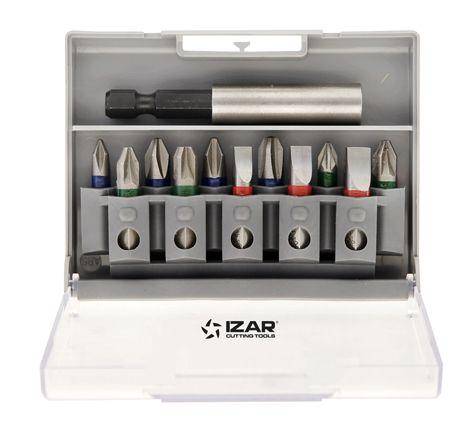 Outillage a main Coffret embouts de vissage PH - PZ - plat Izar